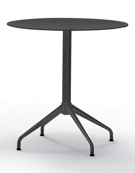 Bistrotisch Pro Table - Vierstern-Fuß - schwarz - Flötotto
